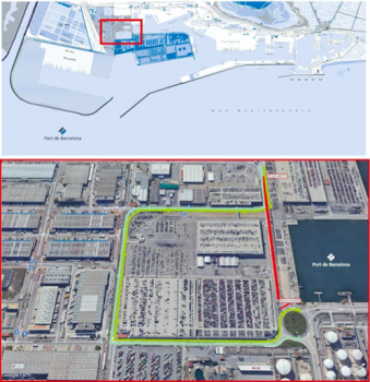 corte temporal de la ronda del port por obras